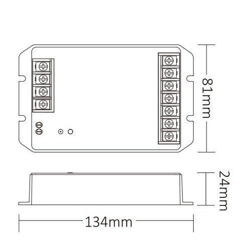 Dimmer Alta Potenza 30A Monocolore/CCT, 12/48V, SMART e da telecomando Dimmer Alta Potenza 30A Monocolore/CCT, 12/48V, SMART e da telecomando