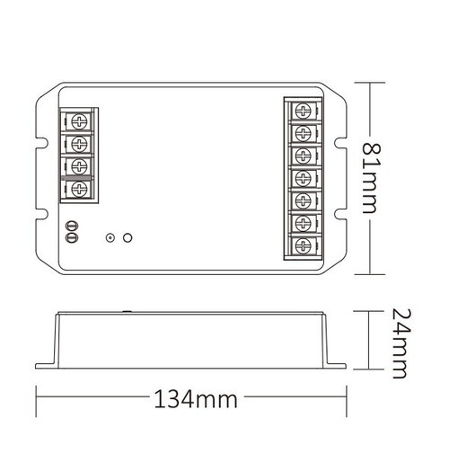 Controller 5 IN 1 30A, Smart e Telecomando, RGB,RGBW,RGB+CCT, 12-48VDC Controller 5 IN 1 30A, Smart e Telecomando, RGB,RGBW,RGB+CCT, 12-48VDC
