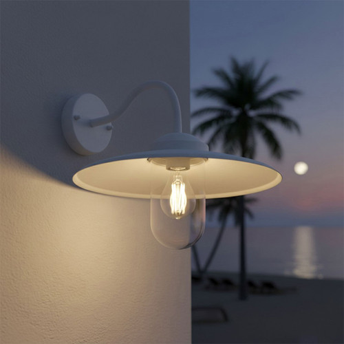 Applique Bianca E27, IP54 per Esterni - Serie AURA