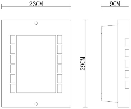 Applique Nera E27 da parete, IP54 per esterni - serie METRO Applique Nera E27 da parete, IP54 per esterni - serie METRO