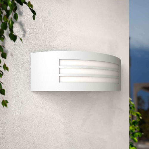 Applique Bianca E27 IP54 da Esterno Antiabbagliamento - Serie SHELL