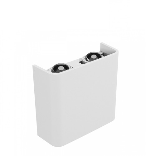 Applique da Parete Quadrata Bidirezionale 4W CCT Bianca