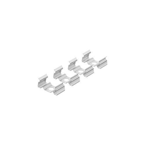 Clips di Fissaggio per Profili in Alluminio da Incasso (conf. 4pz)