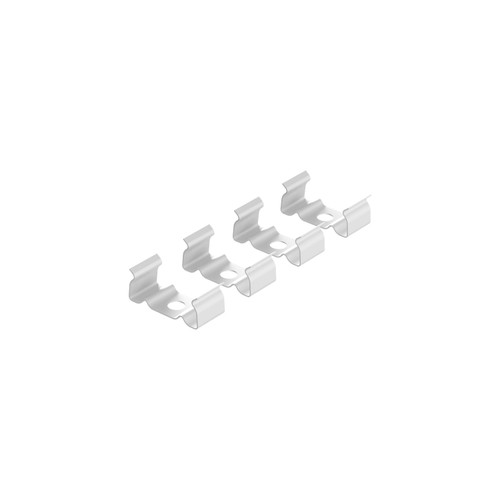 Clips di Fissaggio per Profili in Alluminio da Incasso (conf. 4pz) Clips di Fissaggio per Profili in Alluminio da Incasso (conf. 4pz)