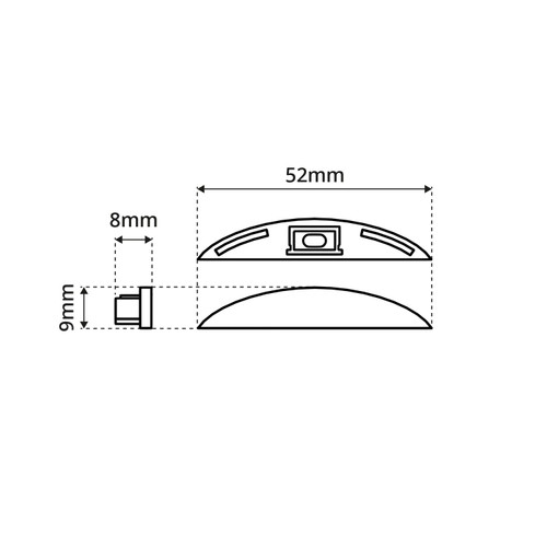 Tappi di Chiusura per Profilo Calpestabile in Alluminio (conf. 4pz) Tappi di Chiusura per Profilo Calpestabile in Alluminio (conf. 4pz)