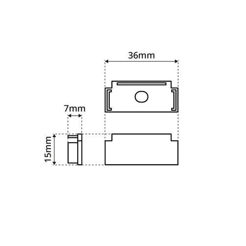 Tappi di Chiusura per Profilo da Incasso per Cartongesso (conf.4pz) Tappi di Chiusura per Profilo da Incasso per Cartongesso (conf.4pz)