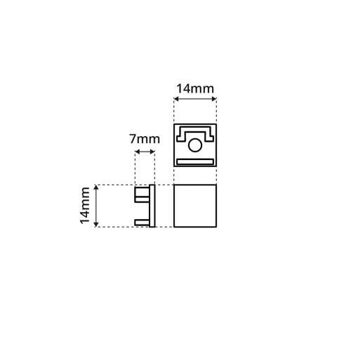 Tappi per Profilo da Incasso ad angolo Esterno Cartongesso (conf.4pz) Tappi per Profilo da Incasso ad angolo Esterno Cartongesso (conf.4pz)