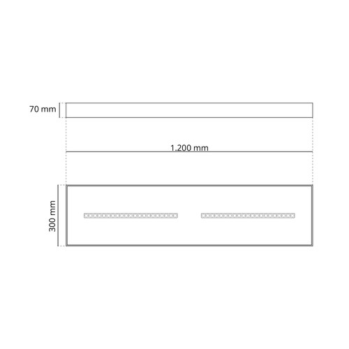 Plafoniera LED 120x30 28W, 36W, 42W CCT, CRI92 UGR13 PHILIPS CertaDrive Plafoniera LED 120x30 28W, 36W, 42W CCT, CRI92 UGR13 PHILIPS CertaDrive