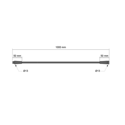 Prolunga 1 metro per Fari Solari SERIE PRO da 50W e 100W Prolunga 1 metro per Fari Solari SERIE PRO da 50W e 100W
