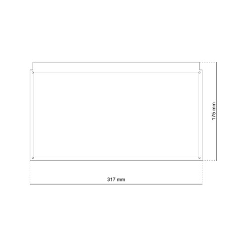 Pittogrammi segnaletici per Lampade Emergenza a Bandiera (conf. 2 pz)