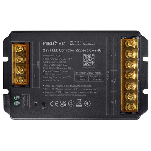 Ricevitore Dimmer Monocolore e CCT 12/24/48V, 30A Alta potenza ZIGBEE 3.0