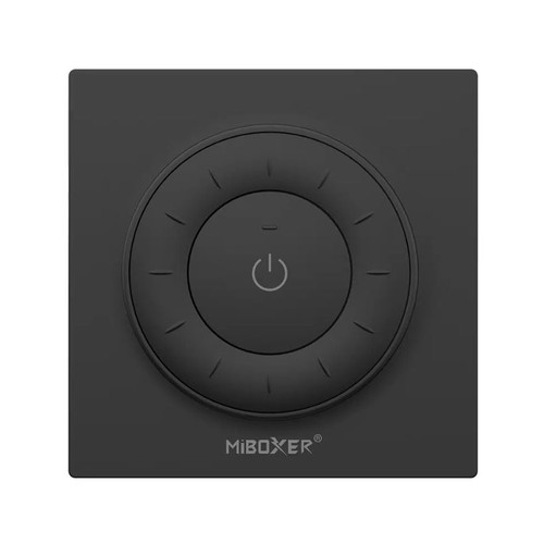 Telecomando da Parete Monocolore/CCT con Base Magnetica - Nero