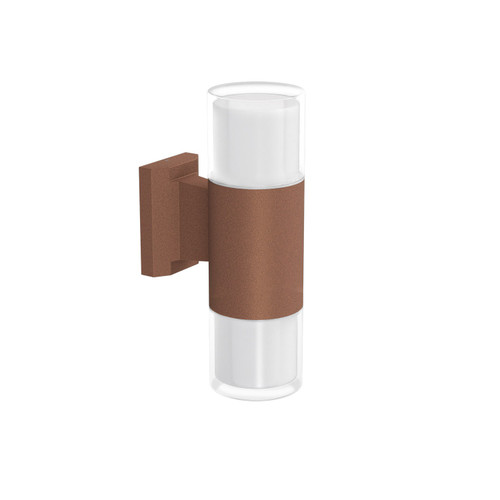 Applique Cilindrica Bidirezionale Corten, IP54 con 2 basi GU10 Applique Cilindrica Bidirezionale Corten, IP54 con 2 basi GU10