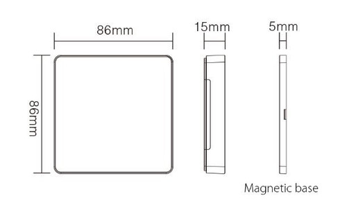 Pannello Touch RGB, RGBW, 2.4GHz, Bianco - Serie SPI Pannello Touch RGB, RGBW, 2.4GHz, Bianco - Serie SPI