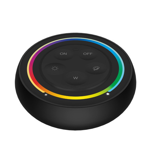 Pannello Touch RGB, RGBW e RGB+CCT con Base magnetica - Nero