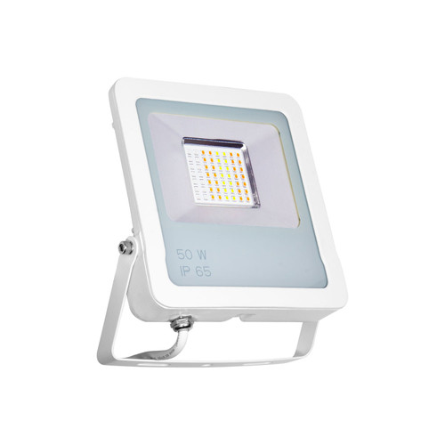 Faro proiettore LED RGB 50W IP65 con Telecomando - Bianco