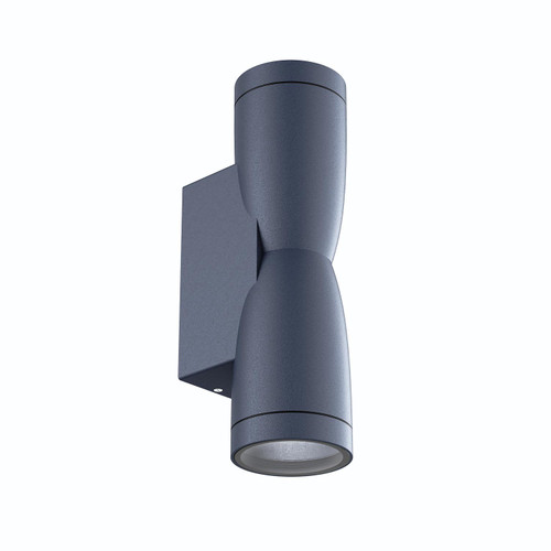 Applique Conica a Clessidra Bidirezionale, IP65 GU10 - Grigia Applique Conica a Clessidra Bidirezionale, IP65 GU10 - Grigia