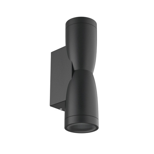 Applique Conica a Clessidra Bidirezionale, IP65 GU10 - Nera