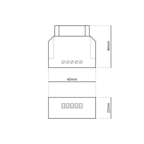 Dimmer 220V Taglio di fase 230W per LED, Controllabile da Pulsante Dimmer 220V Taglio di fase 230W per LED, Controllabile da Pulsante