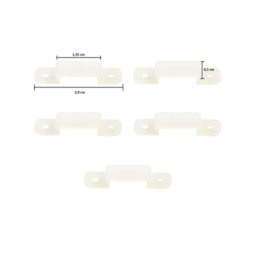 Clip di Fissaggio per Strisce LED 220V Clip di Fissaggio per Strisce LED 220V