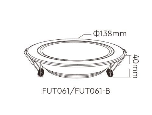 Faro da incasso 9W RGB+CCT IP20, Angolo 120°, foro Ø110 - 115 mm