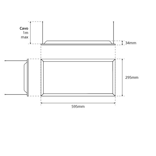 Pannello LED a Sospensione 60x30 32W, UGR19, CCT - Philips CERTADRIVE Pannello LED a Sospensione 60x30 32W, UGR19, CCT - Philips CERTADRIVE