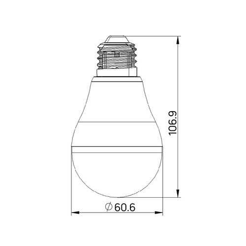 Lampadina LED E27 A60 6W con Sensore Crepuscolare Integrato Lampadina LED E27 A60 6W con Sensore Crepuscolare Integrato