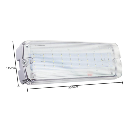 Lampada Emergenza LED da Soffitto o Parete IP65 Lampada Emergenza LED da Soffitto o Parete IP65