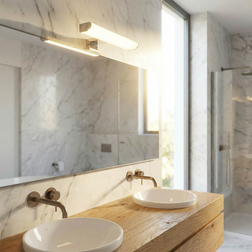 Lampada LED da Specchio 30cm 5W Stondata IP44 Tripla Installazione