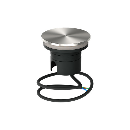 Faretto LED interrato da Giardino 6W IP67, Luce Radente 360°- Inox