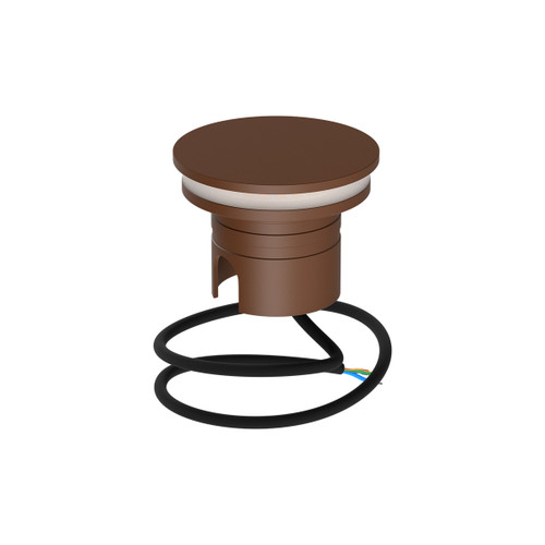 Faretto LED interrato da Giardino 6W IP67, Luce Radente 360°- Corten