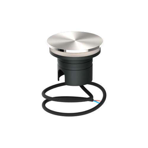 Faretto LED interrato da Giardino 6W IP67 24V, Luce Radente 360°- Inox