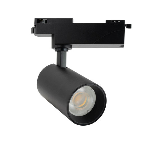 Faro LED 30W Monofase Nero 60° CRI92 no-Flickering - BRIDGELUX LED