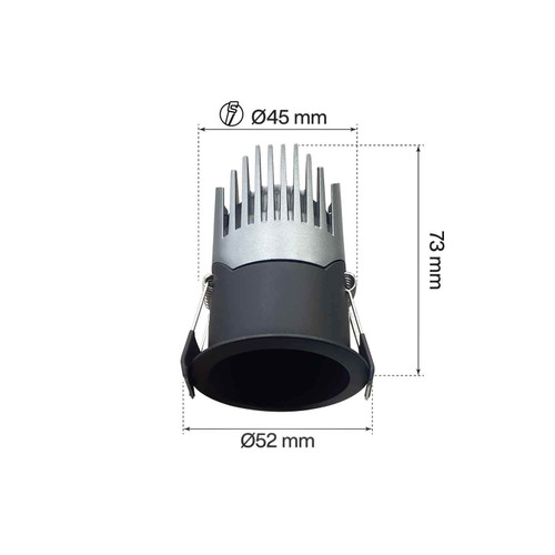 Faro LED da Incasso 6W Foro Ø45mm IP65, CCT, UGR19, Philips CertaDrive Faro LED da Incasso 6W Foro Ø45mm IP65, CCT, UGR19, Philips CertaDrive