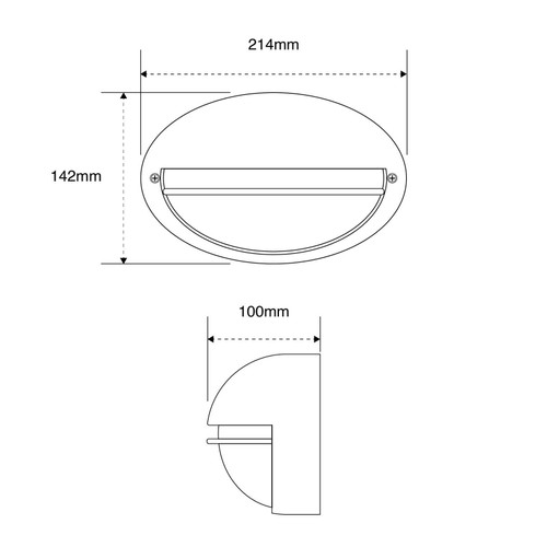 Plafoniera Da Esterno 1XE27 GRIGIA, IP54, 213X142MM - Con Copertura Plafoniera Da Esterno 1XE27 GRIGIA, IP54, 213X142MM - Con Copertura