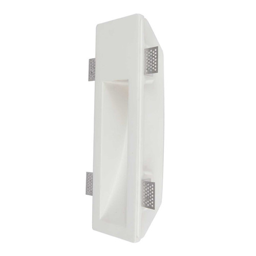 Segnapasso da Incasso in Gesso Pitturabile Rettangolare GU10 Segnapasso da Incasso in Gesso Pitturabile Rettangolare GU10