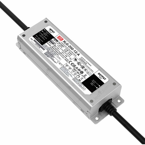 Alimentatore Meanwell 200W 12V IP67 Serie XLG