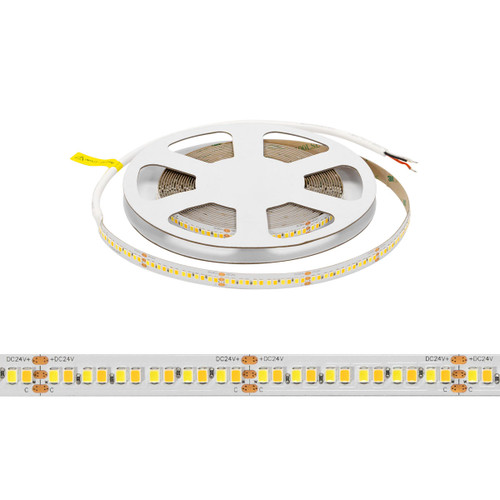 Striscia LED Professionale CCT Bianco Variabile 24V 24W/m - IP20 - 5 metri
