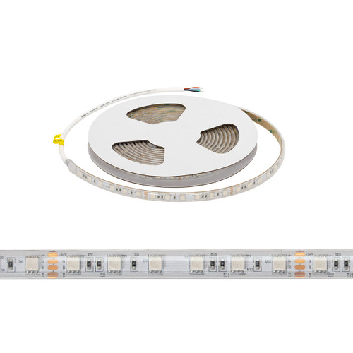 Striscia LED RGB Multicolore 24V 14,6W/m Professionale - IP67 - 5 metri