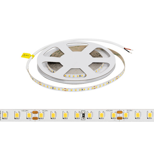 Striscia LED Professionale 24V 10W/m Alta Efficienza - IP20 - 5 metri
