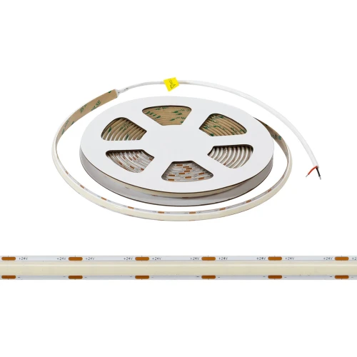 Striscia LED COB 24V 19,2W/m CRI>92 High Lumen Professionale IP20 - 5 metri