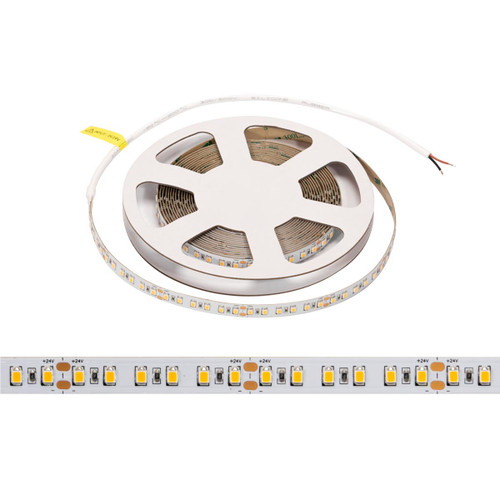 Striscia LED 24V 14,4W/m Luce Ambrata - IP54 - 5 metri
