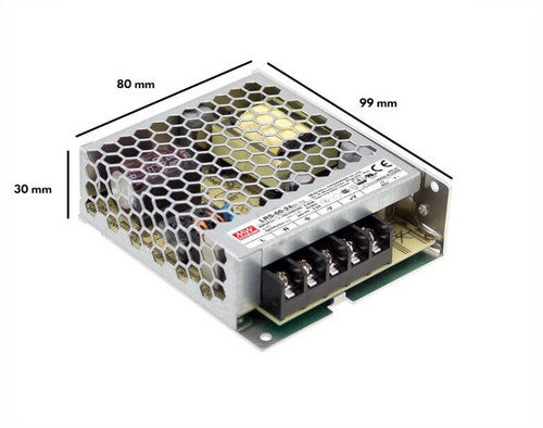 Alimentatore Meanwell 100W 24V IP20 LRS-100-24 Alimentatore Meanwell 100W 24V IP20 LRS-100-24