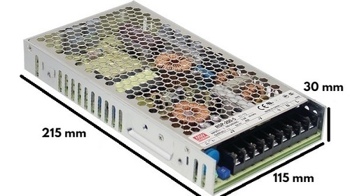 Alimentatore Meanwell 100W 24V IP20 LRS-100-24 Alimentatore Meanwell 100W 24V IP20 LRS-100-24