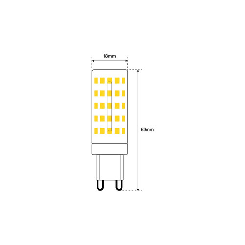 Lampadina LED G9 8W Lampadina LED G9 8W