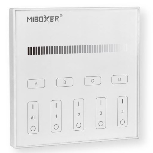 Pannello Touch da parete Monocolore per controller DALI