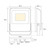 Proiettore LED 30W IP65 145lm/W con Osram chip LED