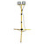 Faro LED da Cantiere 2x50W con Treppiedi Regolabile IP65