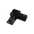 Connettore tipo L per binario monofase Nero