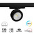 Faro LED 36W, Trifase, 60°, Nero, 3CCT